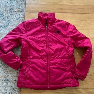 The North Face Fuchsia Puffer Jacket